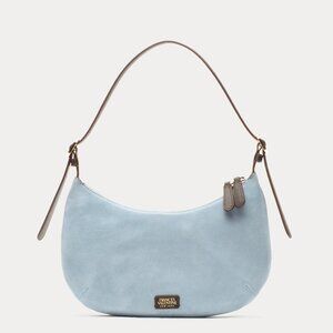 Frances Valentine Starr Suede Hobo - Light Blue